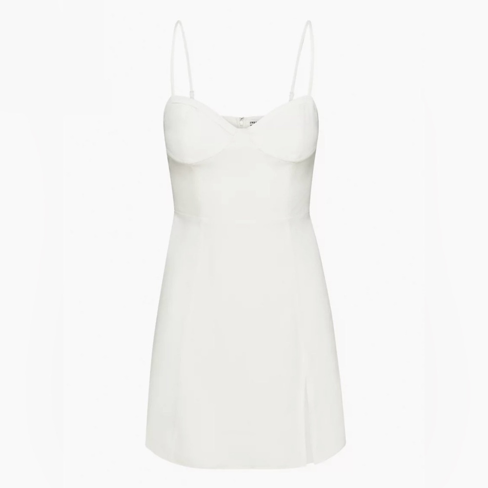 Aritzia Spring Sunday Best Viola Mini Dress Medium White